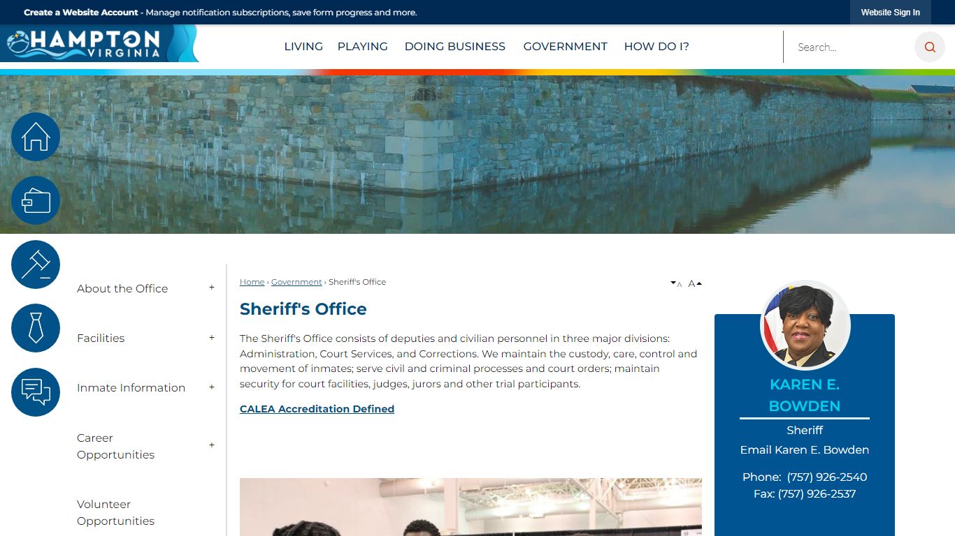 Sheriff's Office | Hampton, VA - Official Website